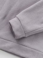 2025 New Men's Double-sided Fleece Half-Zip Casual Hoodie Jacket Autumn Winter Polyester Fiber Sporty Loose Fit Fashion Urban