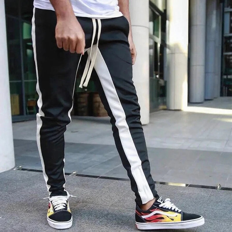 Casual Fashion Pants Men Sportwear Track Tracksuit Gyms Fitness Trousers For Men Hip Hop Black Clothing Joggers Sweatpants Men