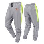 Men's Athletic Pants with Side Stripe Phoenix Print with Elastic Drawstring Waist and Zipper Pockets for Gym Training Running