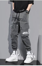 Summer Thin Workwear Loose-Fit Men's Casual Pants Korean Style Trendy Brand Plus Size Versatile Pocket Comfortable Pants