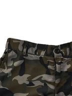 Summer new men's fashionable workwear shorts, outdoor casual camouflage shorts, five quarter pants for men