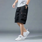 Loose Casual Basketball Shorts for Men Summer Trendy American Style Loose plus Size Workwear Five-Quarter Length Pants