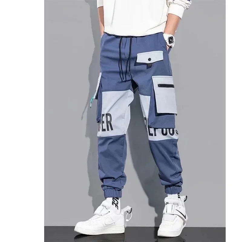 Summer Thin Workwear Loose-Fit Men's Casual Pants Korean Style Trendy Brand Plus Size Versatile Pocket Comfortable Pants