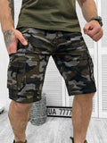 Summer new men's fashionable workwear shorts, outdoor casual camouflage shorts, five quarter pants for men