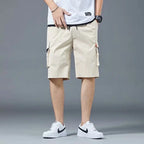 Loose Casual Basketball Shorts for Men Summer Trendy American Style Loose plus Size Workwear Five-Quarter Length Pants