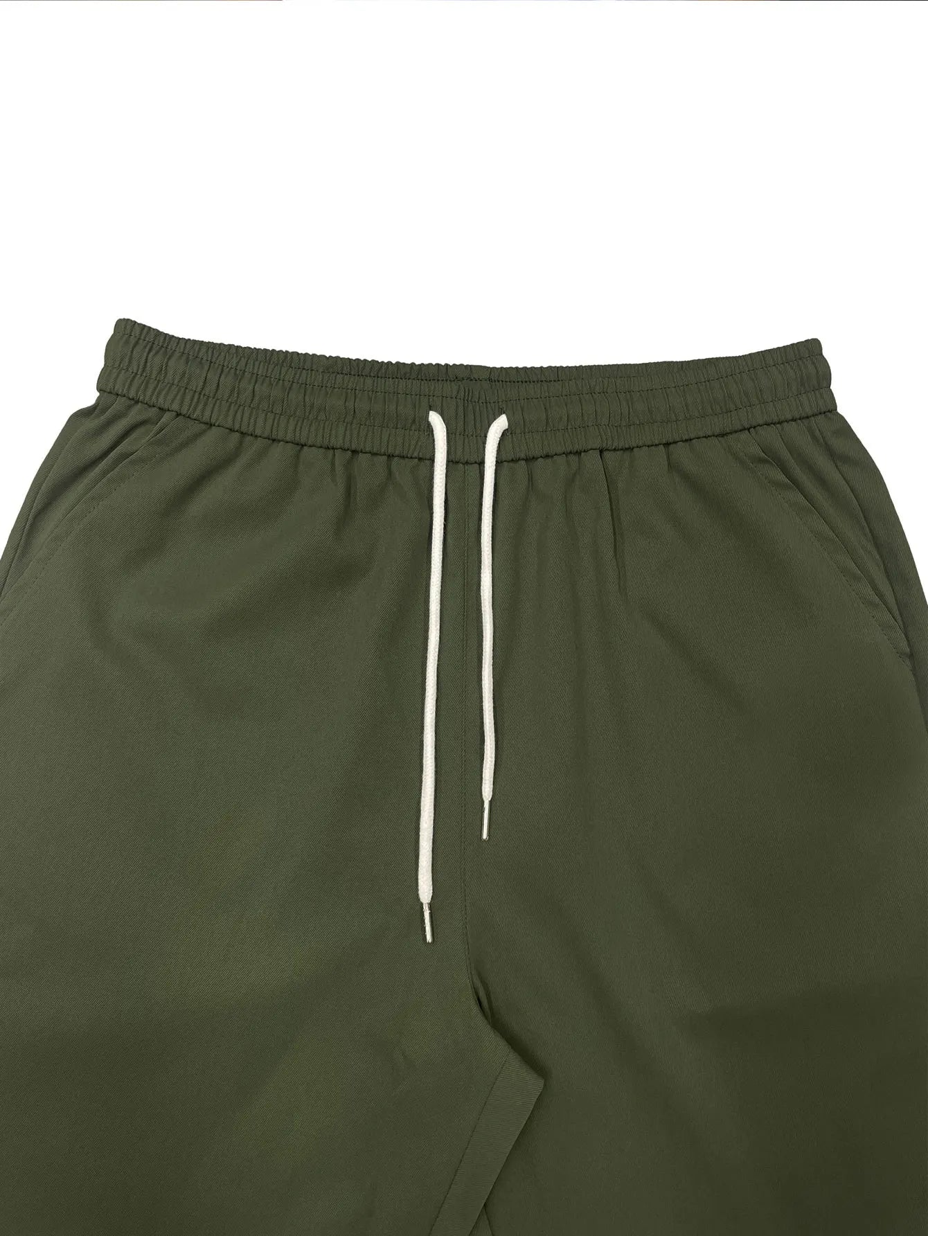 Men's Solid Color Drawstring Waist Casual Pants Regular Fit Comfy Trousers with Pockets for Spring And Fall