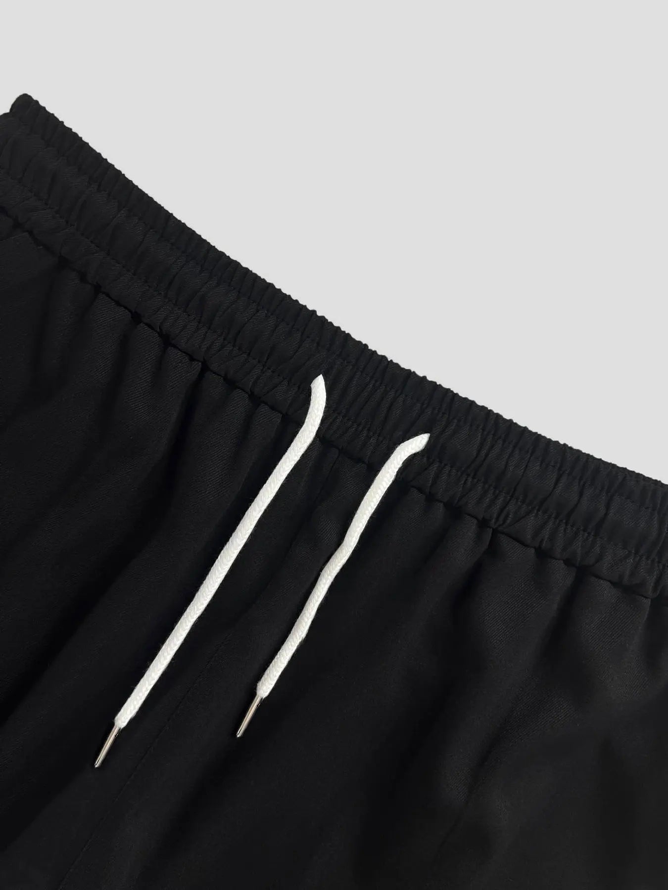 Men's Solid Color Drawstring Waist Casual Pants Regular Fit Comfy Trousers with Pockets for Spring And Fall