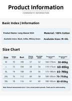 Men's Pure Cotton Long Sleeve Shirt Vintage Workwear Simple Style Autumn Winter New Arrival Casual Versatile Top Youth Fashion