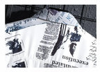 Men's Short sleeve Print Shirts Thin Beach Top Seaside Leisure Men's Essential Clothes