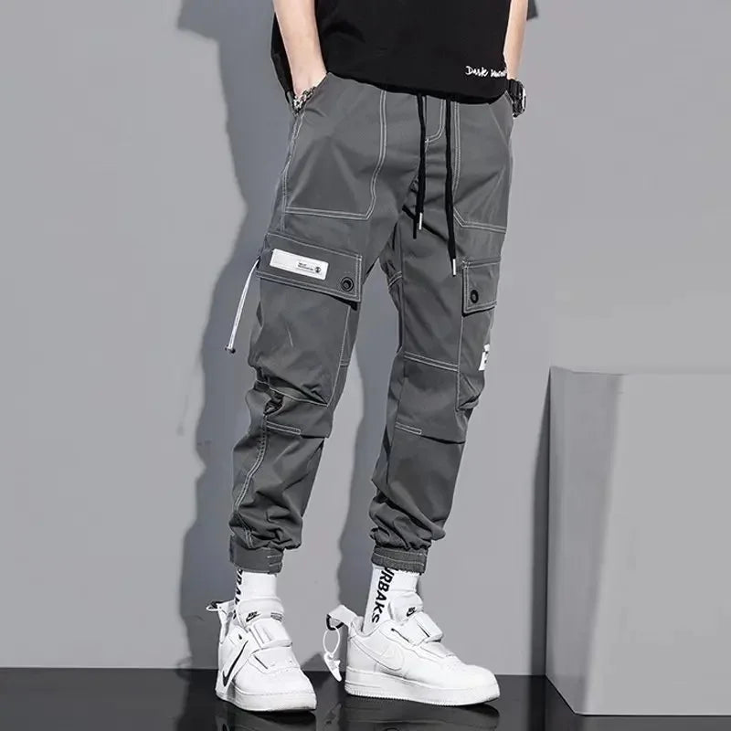 Summer Thin Workwear Loose-Fit Men's Casual Pants Korean Style Trendy Brand Plus Size Versatile Pocket Comfortable Pants