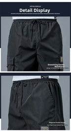 Loose Casual Basketball Shorts for Men Summer Trendy American Style Loose plus Size Workwear Five-Quarter Length Pants