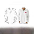 Retro Denim Striped Shirt Men's Casual Slim Fit Spring Fashion Outerwear Lightweight Long Sleeve Polyester Fiber Urban Style