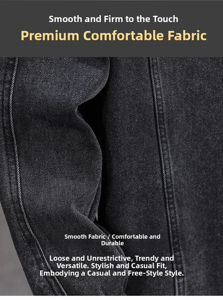Casual Men's Denim Jacket Spring Autumn American Simple Trendy Hoodie Detachable Breathable Wear Resistant Windproof Sweat AB...