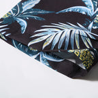 Men's Summer Short Sleeve Printed Shirt Thin Beach Shirt Men's Clothing Turtle Neck Polo  Shirt for Men Casual Top