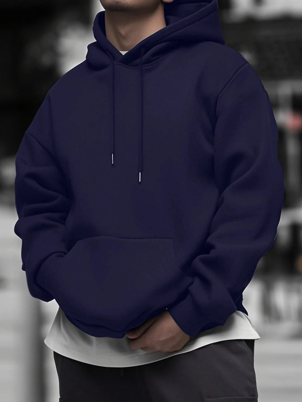 Mens Sweatshirt On Clearance Sale Fashion Casual New in Hoodies Soft Loose Pullovers Fleece Autumn Unisex Loose Clothing