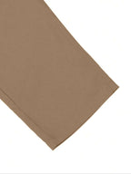 Men's Solid Color Casual Pants with Drawstring Waist Regular Fit Comfy Trousers with Pockets for Spring And Fall