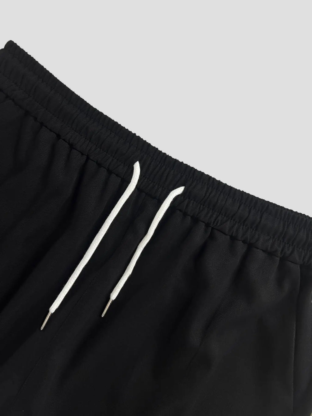 Men's Solid Color Casual Pants with Drawstring Waist Regular Fit Comfy Trousers with Pockets for Spring And Fall