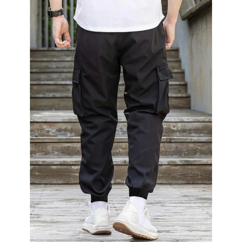 American Retro Printed Cargo Pants Straight Leg Neutral Style Casual Trousers for Men And Women Spring Season Fashion