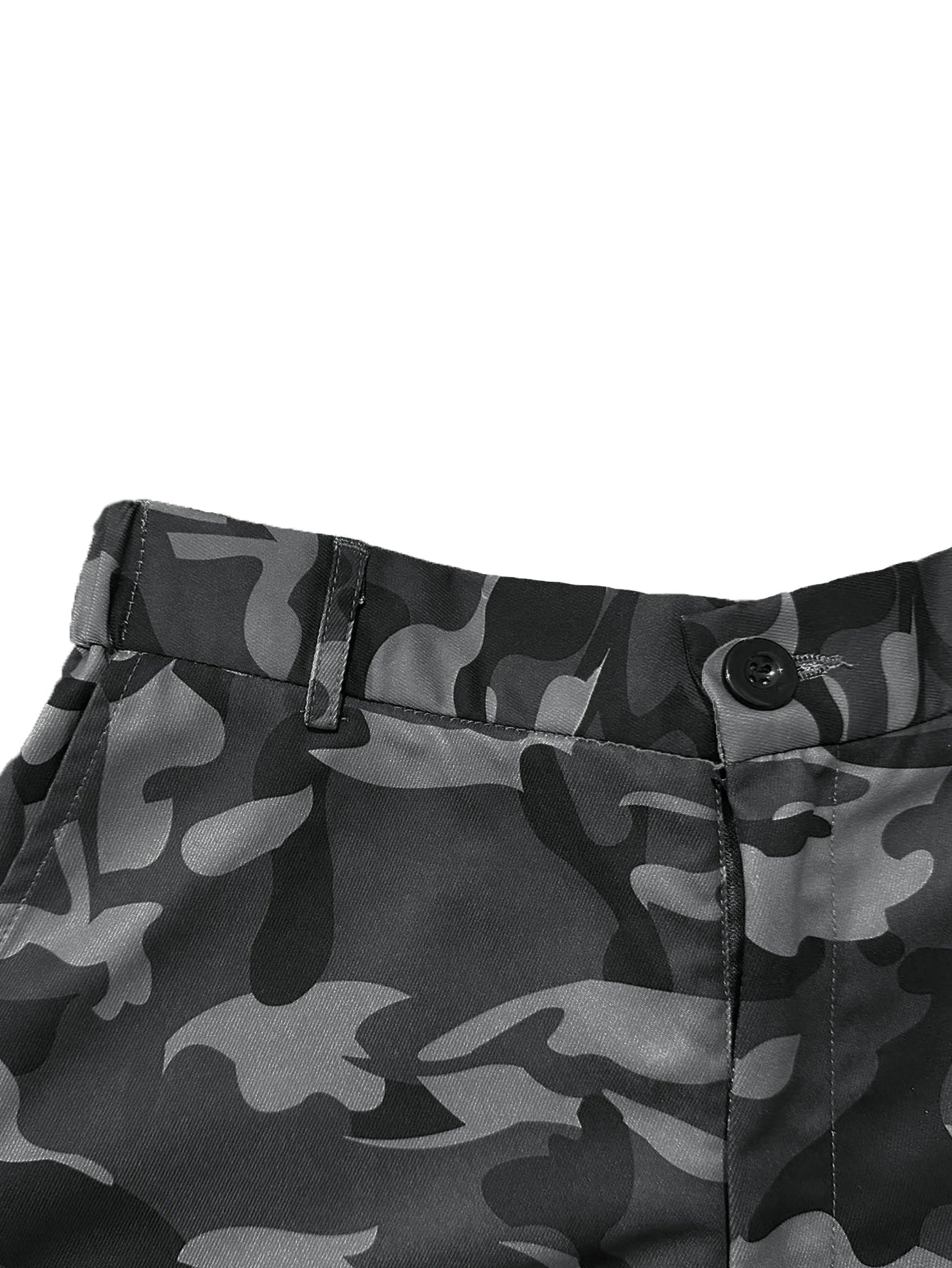Summer new men's fashionable workwear shorts, outdoor casual camouflage shorts, five quarter pants for men
