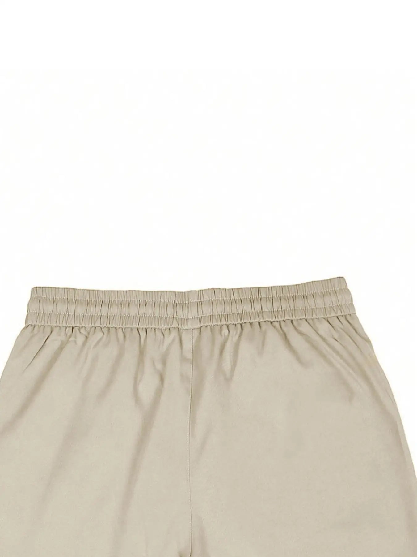 Men's Solid Color Casual Pants with Drawstring Waist Regular Fit Comfy Trousers with Pockets for Spring And Fall