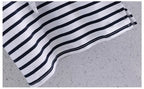 Girls Summer Casual Striped Sailor Collar Short Sleeve Suits 4 6 8 10 12 14 Years Girls JK Style Fashion Tops+Skirts 2pcs Sets