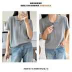 WinvyNee Summer Women's Clothing Cotton Polo T-shirt Short Sleeve Polo Collar Clothes Solid Casual Pullover Female Tops A1002029