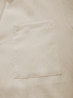 Men's Casual Button Down Shirts Short Sleeve Textured Summer Beach Shirt Cuban Vacation Shirts with Pocket S-XXXL