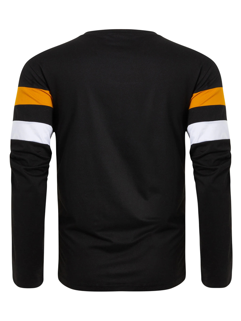Spring Autumn Men's Color Matching Casual Fashion Sports Gym Beach Holiday Round Neck Long Sleeve O-neck T-Shirt Male Clothing