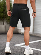 Men's Casual Knee Pants  Comfortable Golf Shorts Lightweight Stretch Casual Hiking Pants Summer Business Streetwear