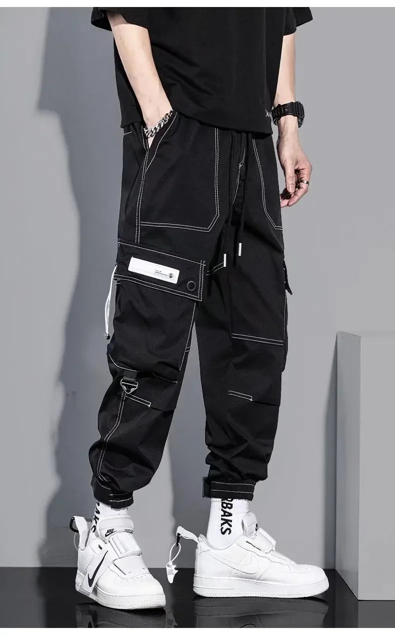 Summer Thin Workwear Loose-Fit Men's Casual Pants Korean Style Trendy Brand Plus Size Versatile Pocket Comfortable Pants