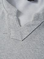 Men's Sporty V-Neck T-Shirt Breathable Casual Summer Top Comfortable Advanced Feeling Male Model Summer Season Crew Neck