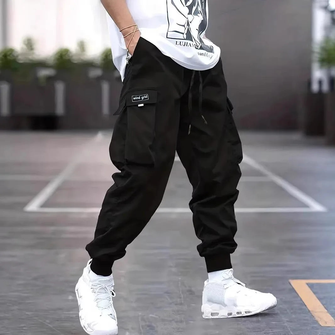 Loose Casual Men's Workwear Pants Spring Autumn New Style Trendy Brand Versatile Long Pants Polyester Blend Fabric for Daily ...
