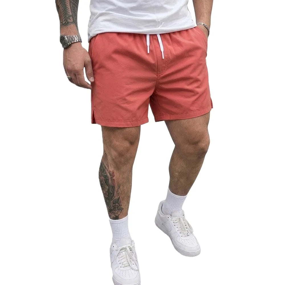 Mens Summer Outdoor Sports Shorts Quick Dry Athletic Workout Shorts with Pockets Lightweight Running Gym and Casual Beach Pants