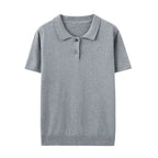 WinvyNee Summer Women's Clothing Cotton Polo T-shirt Short Sleeve Polo Collar Clothes Solid Casual Pullover Female Tops A1002029