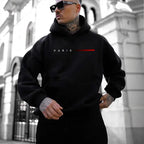 Autumn Winter Casual Daily Sports Clothing Fashion Sweatshirts Hot Sales Men's Tracksuit Hooded Mens Printing Quality Simplicity
