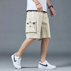 Loose Casual Basketball Shorts for Men Summer Trendy American Style Loose plus Size Workwear Five-Quarter Length Pants