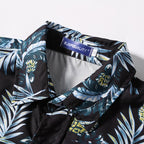 Men's Summer Short Sleeve Printed Shirt Thin Beach Shirt Men's Clothing Turtle Neck Polo  Shirt for Men Casual Top