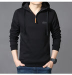 Spring Autumn Casual Hoodie Men Loose Fce Long Sve T-irt Sports Outerwear Comfortable Breathable Cotton Polyester Blend