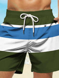 Stripe Graphic Men's Resort Shorts 3D Printed New Design Board Shorts Swim Trunks Summer Drawstring Hawaiian Style Men Swimsuit