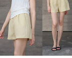 100% Hemp Knitted Thin Tank Top For Women Solid Color Summer Round Neck Sleeveless New Breathable Tops White Tops