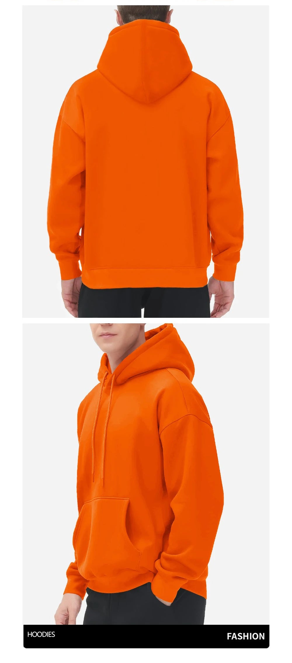 Mens Sweatshirt On Clearance Sale Fashion Casual New in Hoodies Soft Loose Pullovers Fleece Autumn Unisex Loose Clothing