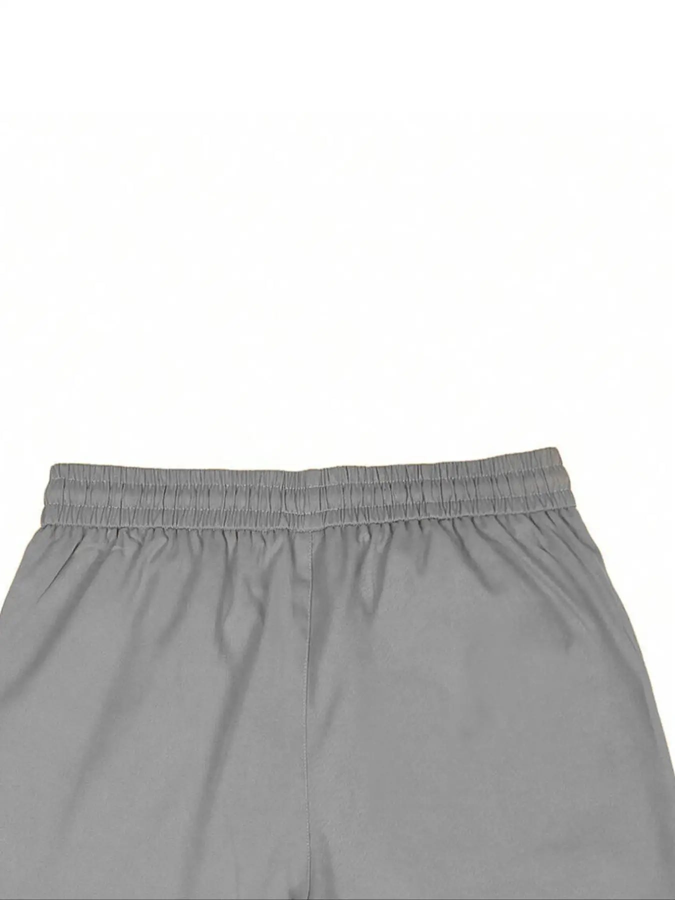 Men's Solid Color Casual Pants with Drawstring Waist Regular Fit Comfy Trousers with Pockets for Spring And Fall
